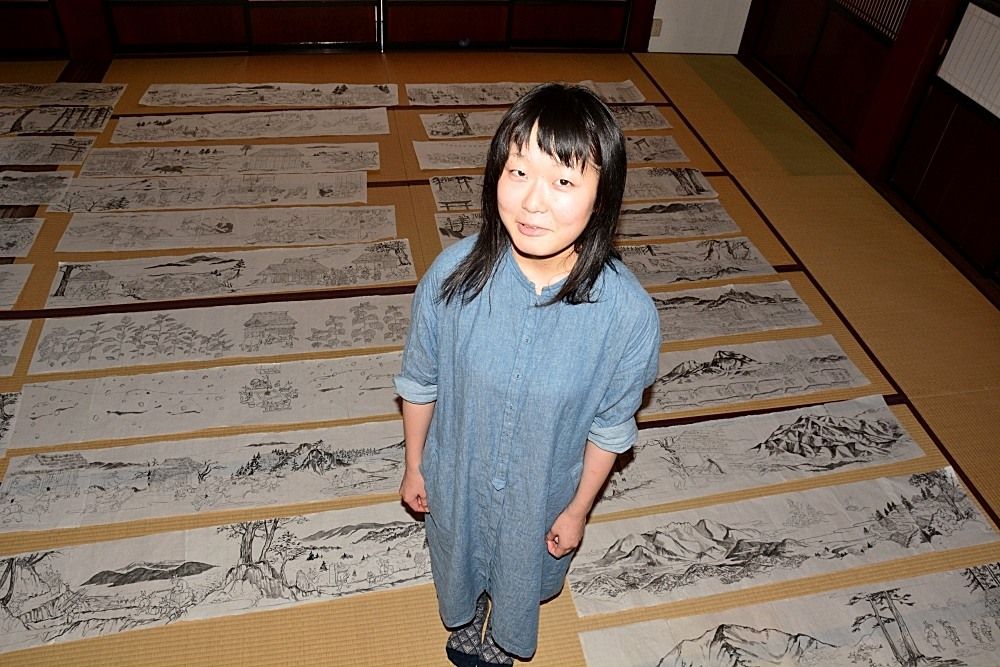現代美術作家 田中望さんの特別企画展 大地の芸術祭 日本の原風景
