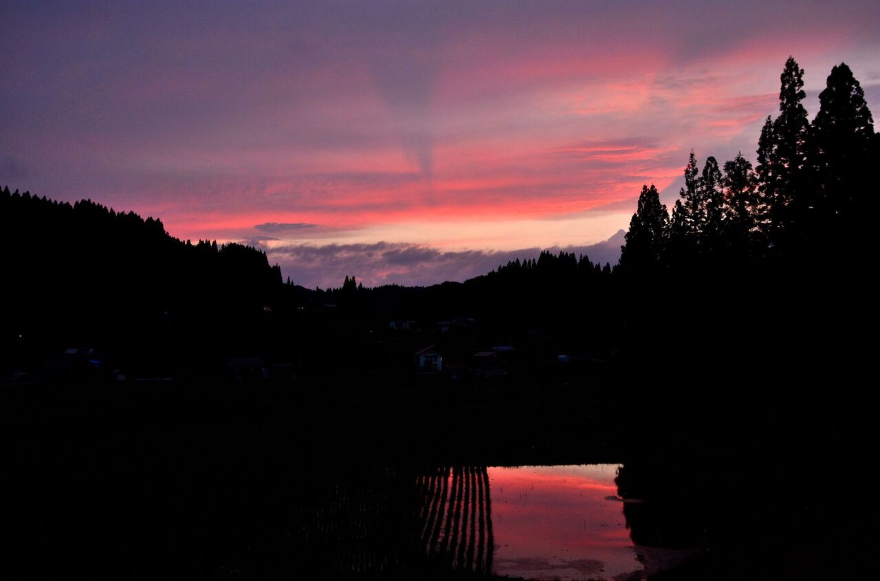 夕景色
