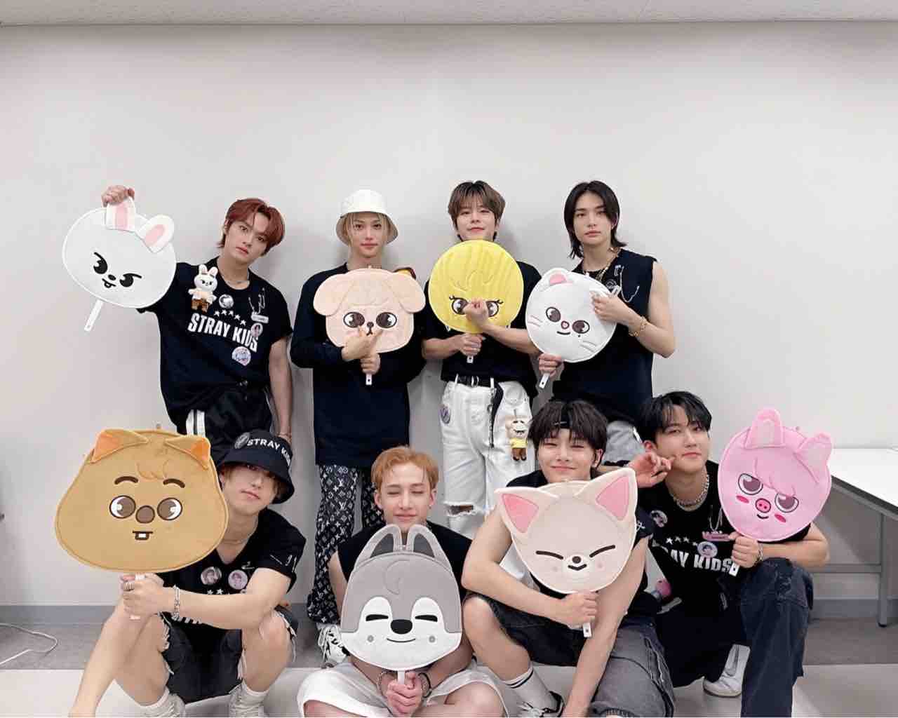 Stray Kids スキズ リノ leeknow うちわカバー リービット 近かっ