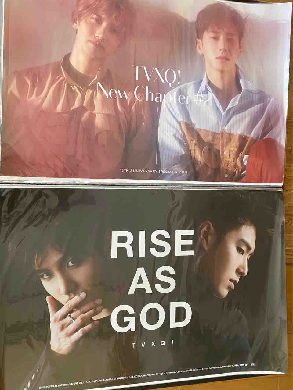 チャンミンのポスターを収納しました まゆの自由時間