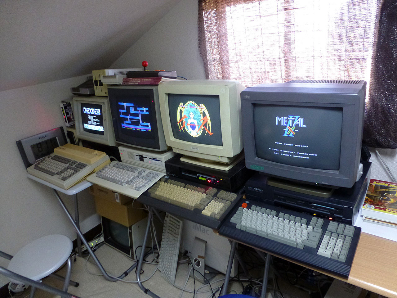 FM-7部屋を作りましたよ : 六畳間に17台 FM-7部屋を作りましたよ : 六畳間に17台