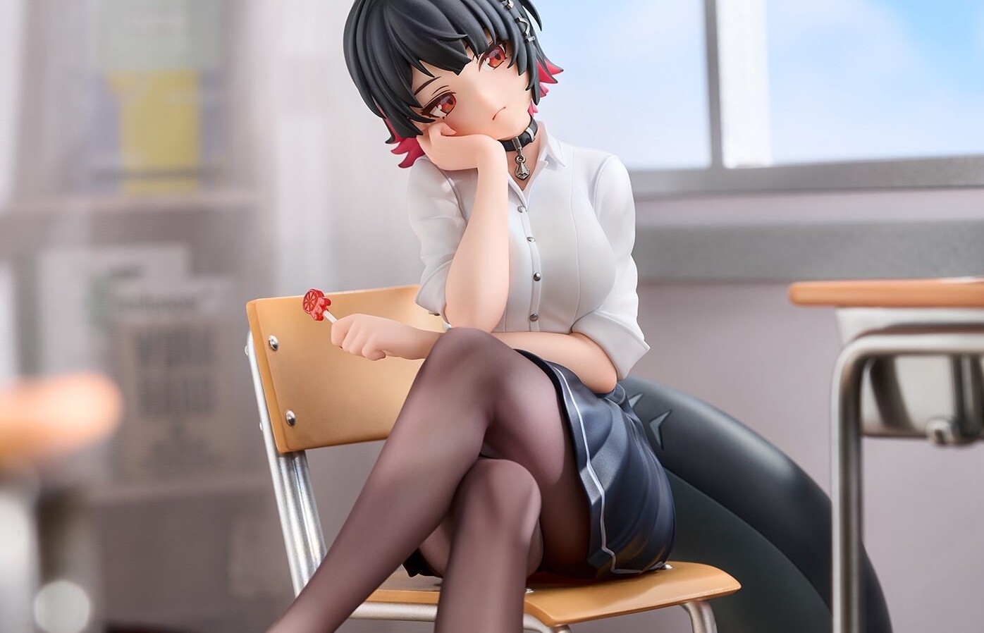 『ゼンレスゾーンゼロ』エレン・ジョーのえっちな制服姿でエロ太ももタイツのエロフィギュア！