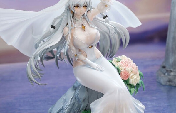 『アズールレーン』ハーマイオニーのえっちなスケスケウェディングドレスのエロフィギュア！