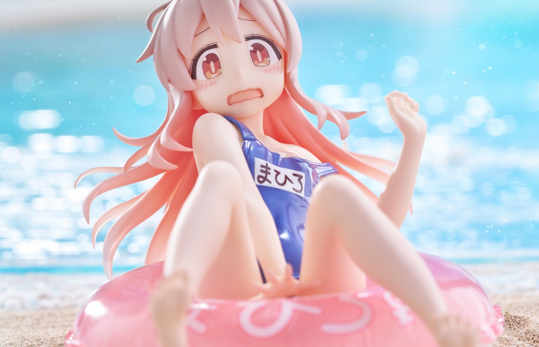 『お兄ちゃんはおしまい！』緒山まひろのえっちなスク水がはだけてるエロフィギュア！