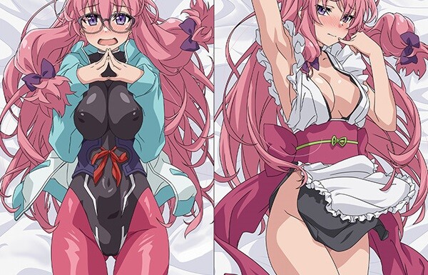 『ニートくノ一となぜか同棲はじめました』出浦白津莉のえっちな丸見え痴女服の抱きまくら！