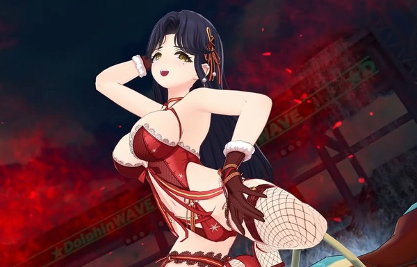 『ドルフィンウェーブ』エロすぎる丸見えドスケベサンタ水着姿のド変態エロ衣装！