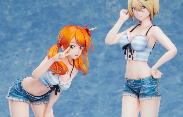 『女神のカフェテラス』鳳凰寺紅葉と月島流星のえっちな水着姿のエロフィギュア！