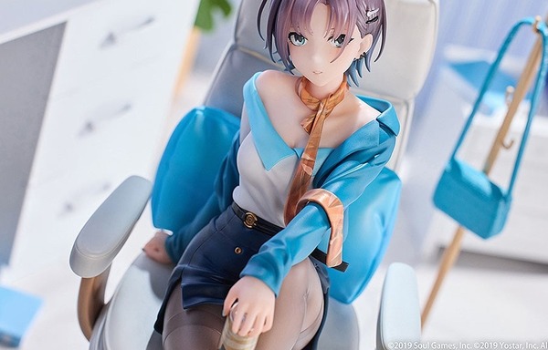 『アイドルマスター シャイニーカラーズ』浅倉透のOL姿のエロい黒タイツ太ももフィギュア！