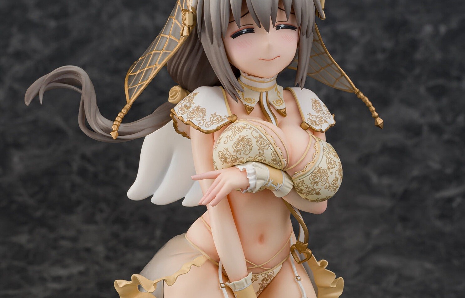 『宇崎ちゃんは遊びたい！』お母さんのえっちな下着姿でエロい天使衣装のエロフィギュア！