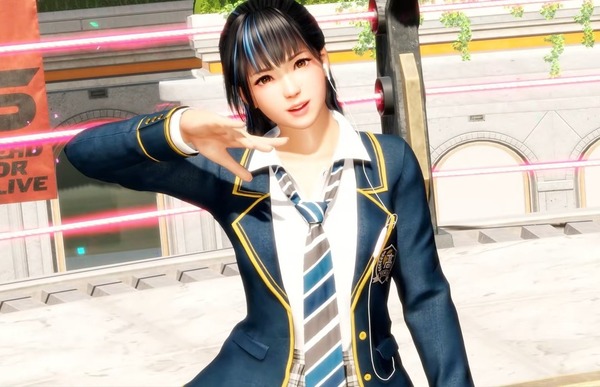 『デッドオアアライブ6ラストラウンド』新キャラの女エロい子高生がパンチラしまくり！エロ衣装など