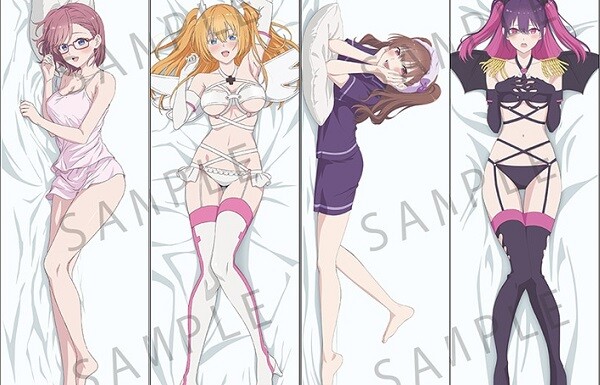 『2.5次元の誘惑』天乃リリサと橘美花莉とえっちなコスプレ姿のエロ抱きまくら！