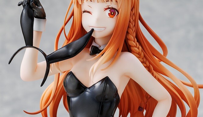 『狼と香辛料』ホロのえっちなバニー姿のおっぱい見えそうなエロいお尻のエロフィギュア！