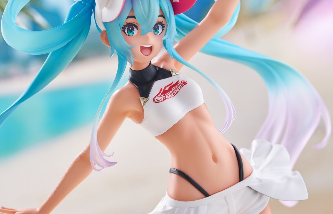 初音ミク『レーシングミク 2024Ver.』えっちな褐色肌でエロ衣装のエロフィギュア！