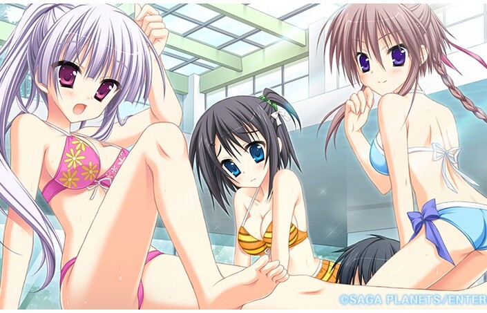 スイッチ版『はつゆきさくら』女の子たちのえっちな水着姿のイベントCGや店舗特典など