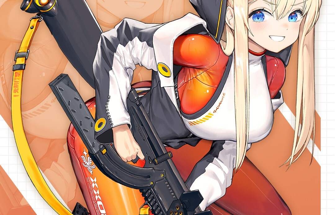 『勝利の女神：NIKKE』えっちすぎるピチピチでムチムチエロスーツのエロい女の子