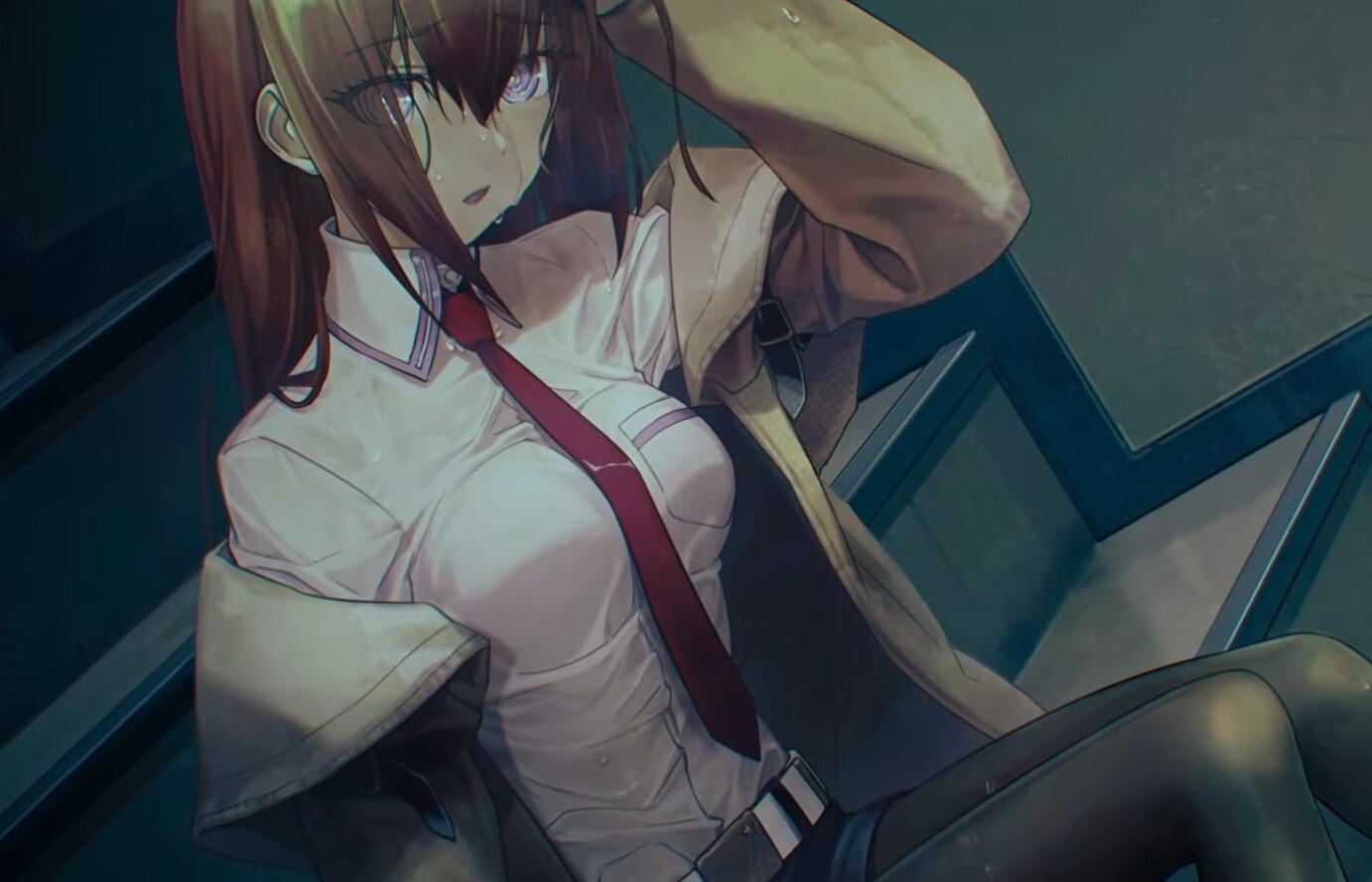 『シュタインズ・ゲート リブート』牧瀬紅莉栖の濡れ透けイベントCGの乳が盛られてリメイク