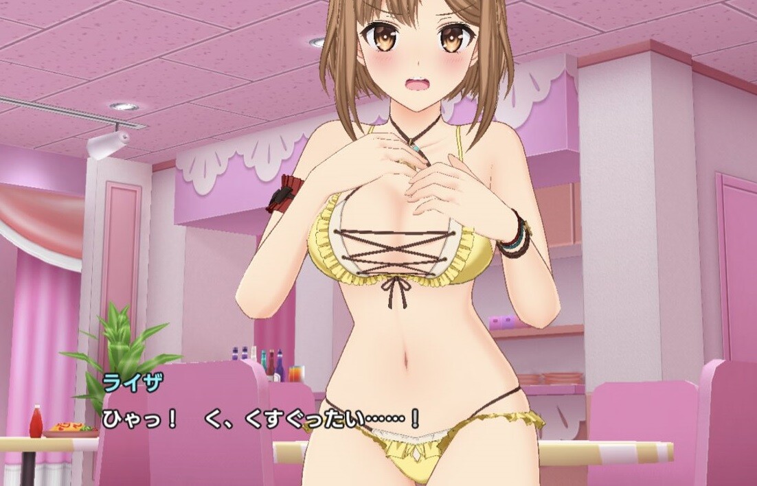 『ドルフィンウェーブ』と『ライザのアトリエ』コラボでライザがえっちなパイタッチやエロ水着など