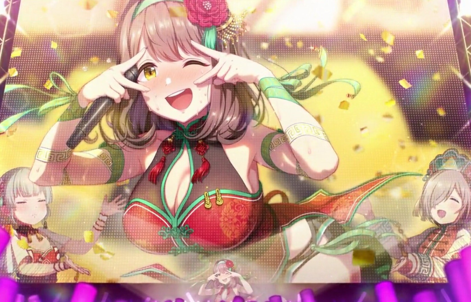 スマホゲーム『IDOLY PRIDE』エロすぎるムチムチチャイナでドスケベパンツのエロ衣装！