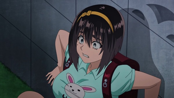 アニメ『うしろの正面カムイさん』4話でムチムチ女子高生が小学生のコスプレでAVみたい