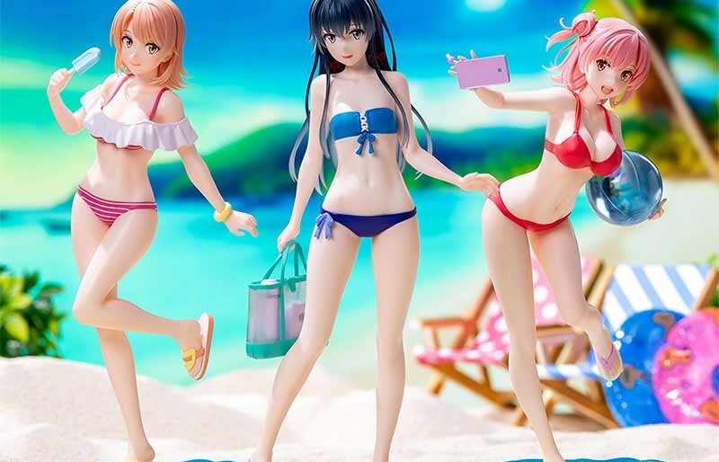 『俺ガイル』雪ノ下雪乃と由比ヶ浜結衣と一色いろはのエロ水着のエロフィギュア！