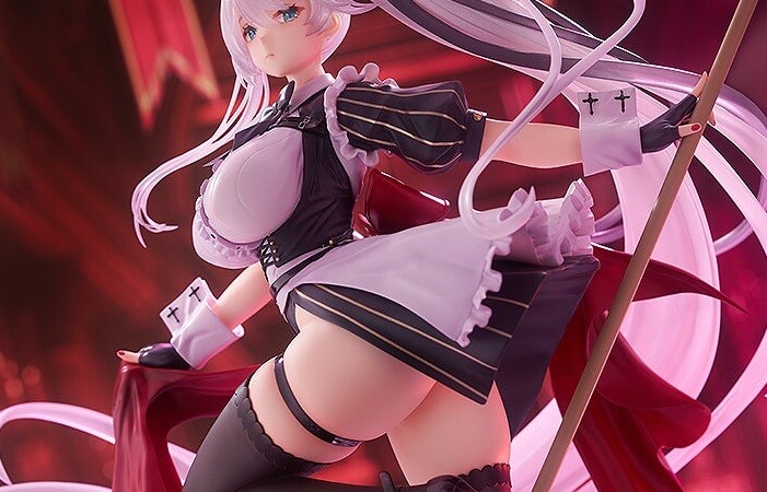 『アズールレーン』テューリンゲンのムチムチすぎ太もも丸出しハイレグエロメイドフィギュア
