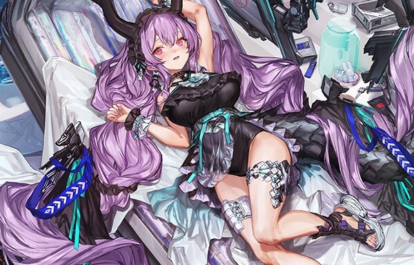 『アークナイツ』女の子のたちのえっちなムチムチエロおっぱい水着のエロ衣装！
