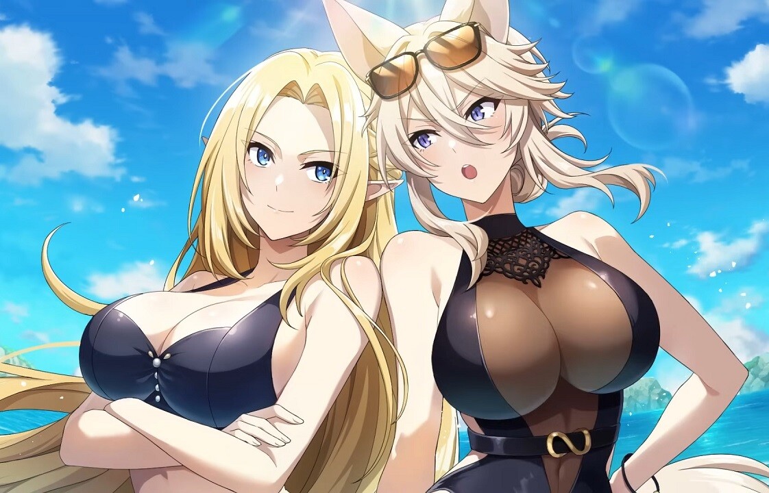 『陰の実力者になりたくて！マスターオブガーデン』エロいおっぱいムチムチ水着イベント！