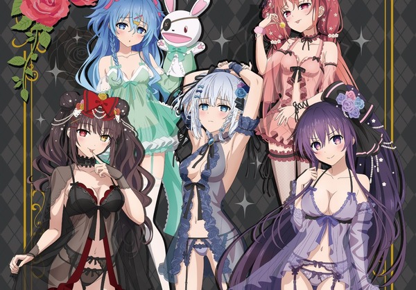 『デート・ア・ライブ』女の子たちのえっちなスケスケネグリジェのエロイラストグッズ！