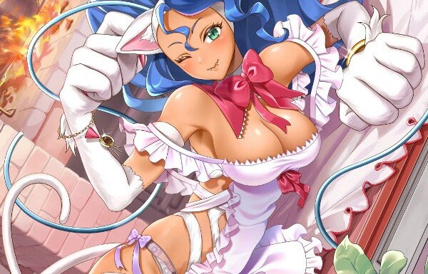 『クイーンズブレイドリミットブレイク』が『ヴァンパイア』とコラボしてエロおっぱいの女の子など