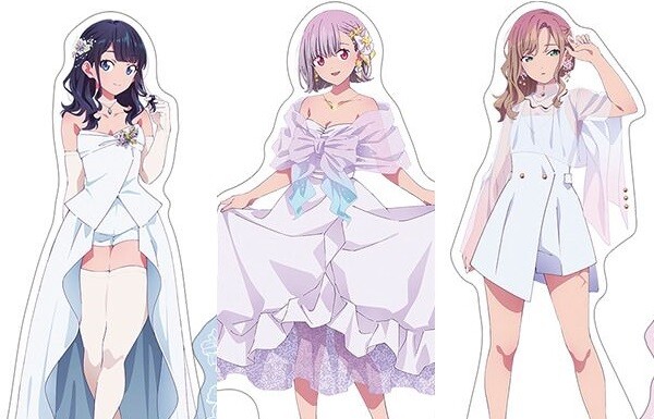 『グリッドマン ユニバース』女の子たちのえっちなムチムチドレス姿のエロイラストグッズ！