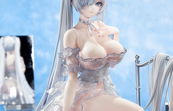 『勝利の女神：NIKKE』シンデレラのエロすぎるスケスケ全部丸見えドレスのエロフィギュア！