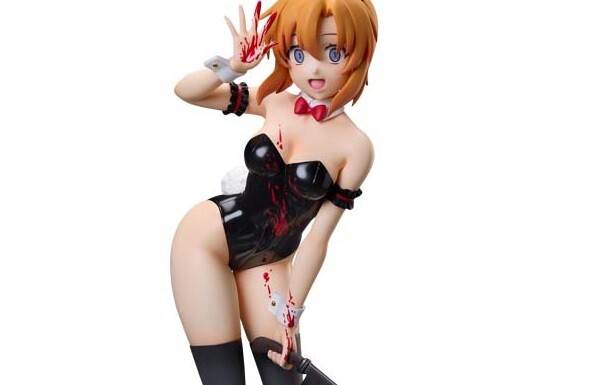 『ひぐらしのなく頃に』竜宮レナの返り血を浴びてるムチムチ惨劇バニー姿のエロフィギュア