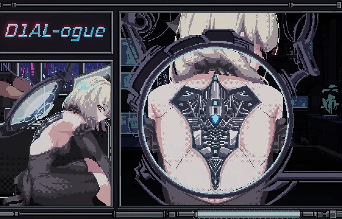 『D1AL-ogue』サイバーパンクでえっちなアンドロイドの背中をいじって修理するゲーム！
