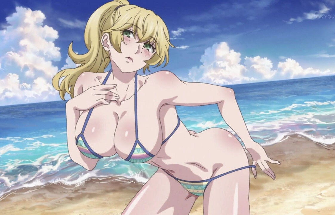 アニメ『大きい女の子は好きですか？』7話で金髪巨乳エロ女の子とえっちしちゃうシーン