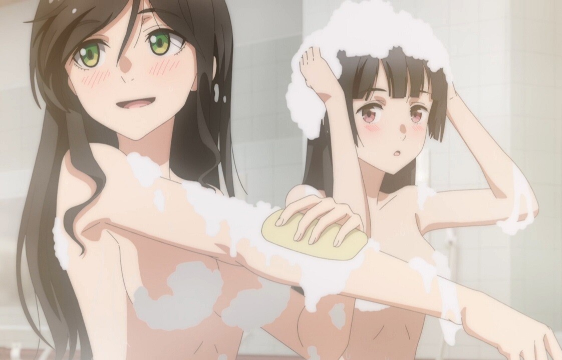 アニメ『綺麗にしてもらえますか。』7話と8話でエロい入浴や水着など撮影するシーン！