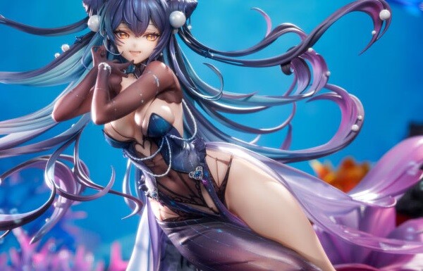 『勝利の女神：NIKKE』リトルマーメイドのえっちすぎる丸見えドスケベ衣装のエロフィギュア！