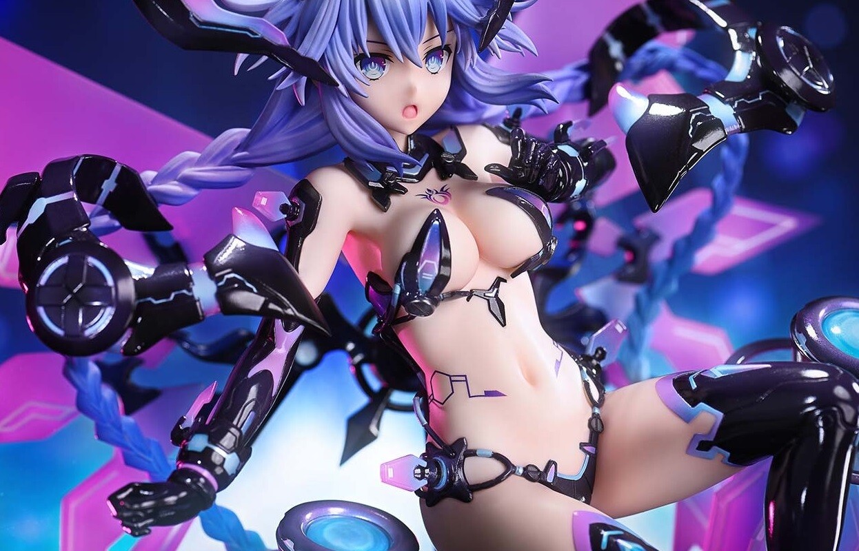 『ネプテューヌ』パープルハートのえっちすぎる裸がほぼ全部丸見えなエロフィギュア！