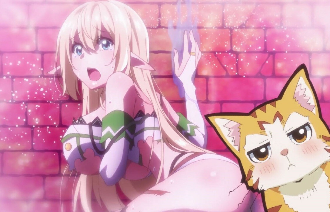 アニメ『ベヒ猫』1話でえっちな女の子の入浴シーンやエロい服が溶かされてるシーンなど！