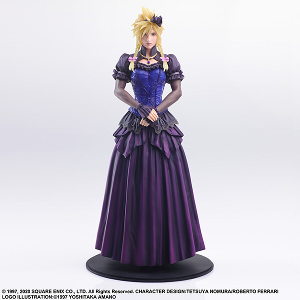 ファイナルファンタジー7 リメイク クラウド 女装 フィギュア (2)