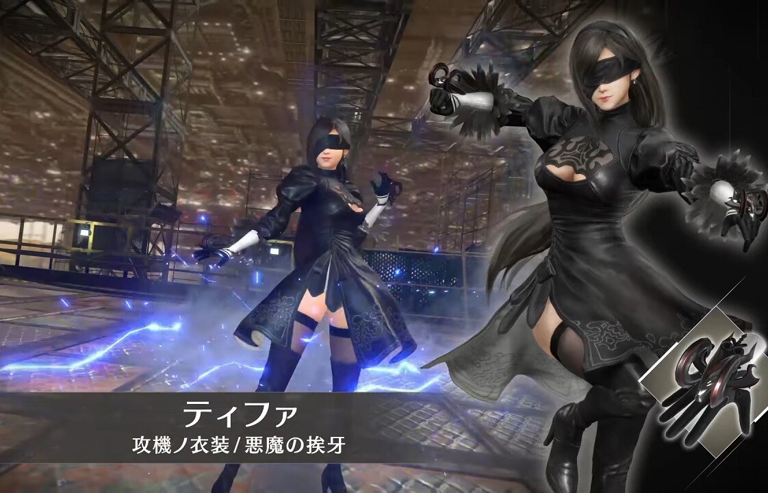 『ファイナルファンタジー7 エバークライシス』が『ニーア』とコラボしてティファのエロ衣装など