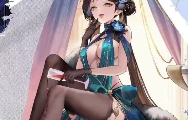 『雀魂』エロすぎるムチムチおっぱいとか丸見えのドスケベエロドレスのエロ衣装！