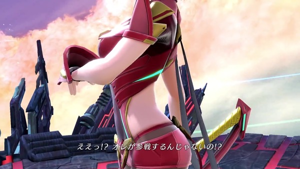 スマブラSP ゼノブレイド2 ホムラ ヒカリ エロ (7)