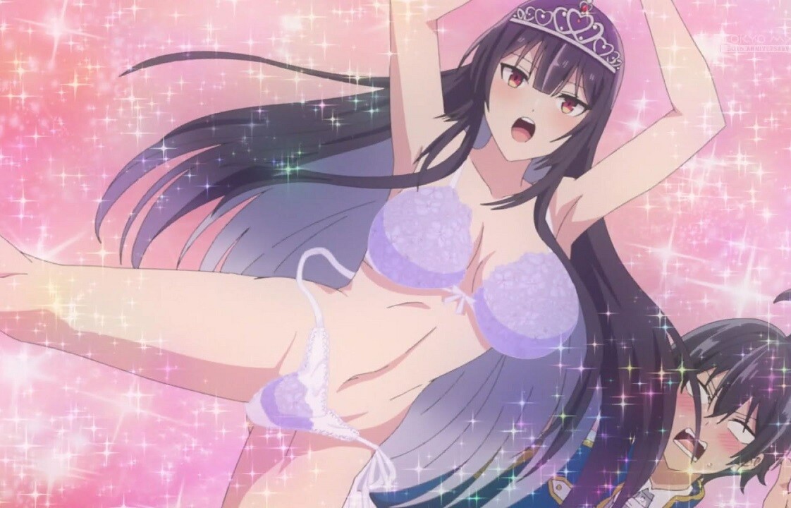 アニメ『履いてください、鷹峰さん』12話でステージ上でスカートの中でパンツを履かせて最終回