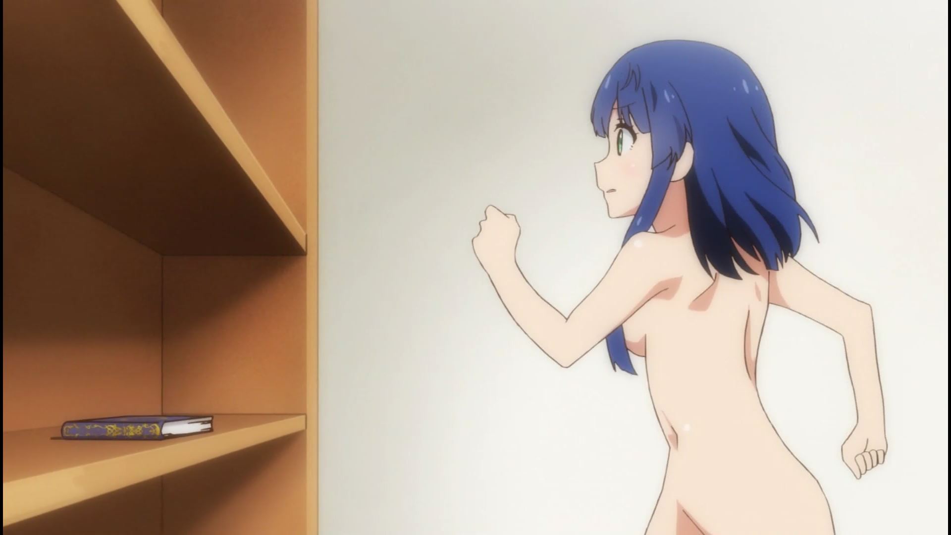 アニメ メルヘン メドヘン 1話で女の子がエロい全裸丸見え姿で疾走するエロシーン チラシの裏でゲーム鈍報