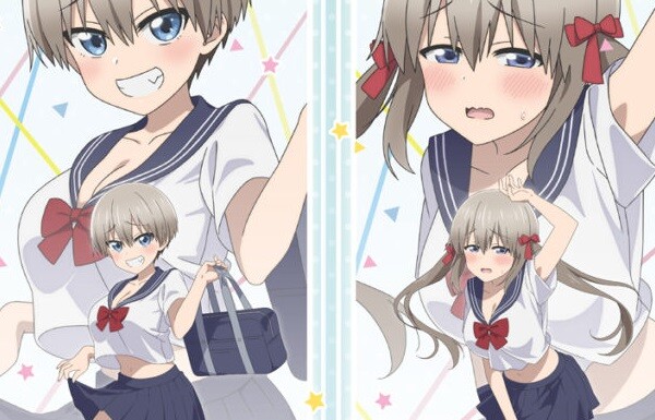 『宇崎ちゃんは遊びたい！』宇崎花とお母さんのエロすぎるおっぱい制服姿のエログッズ！