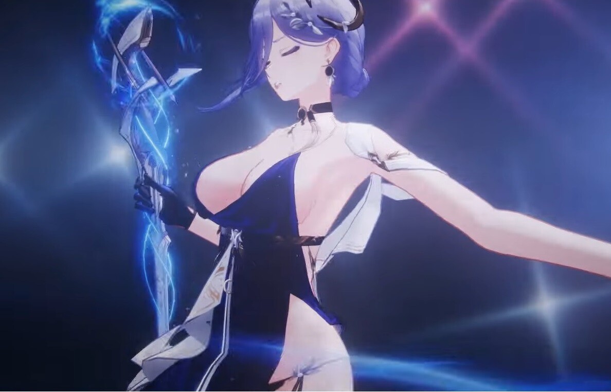 『エーテルゲイザー』女の子のえっちなドレスでエロすぎるパンチラやエロい水着など！