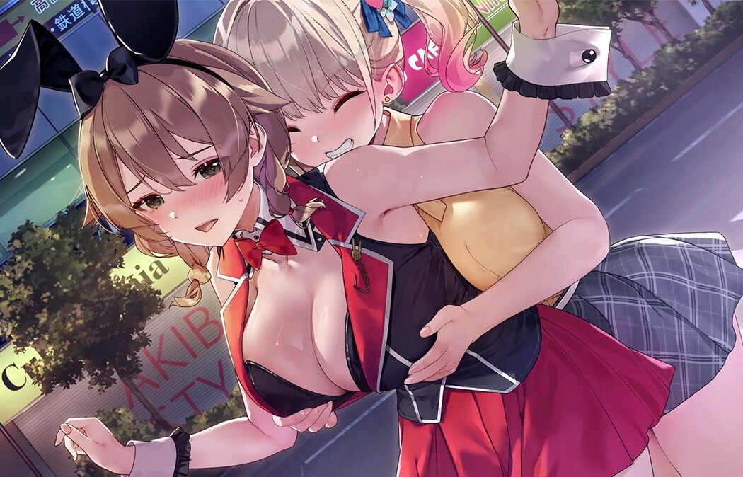 『へべれけ ばにーがーでん』酔っ払ってえっちな服が破れてパンツ丸出し！パンツ集めなど