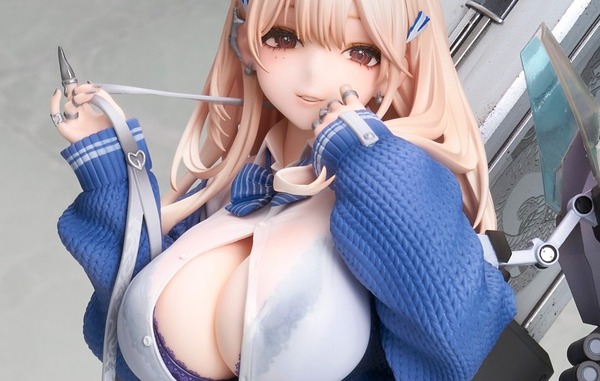 『勝利の女神：NIKKE』ティアのおっぱいムチムチすぎてボタンが弾け飛ぶエロフィギュア！