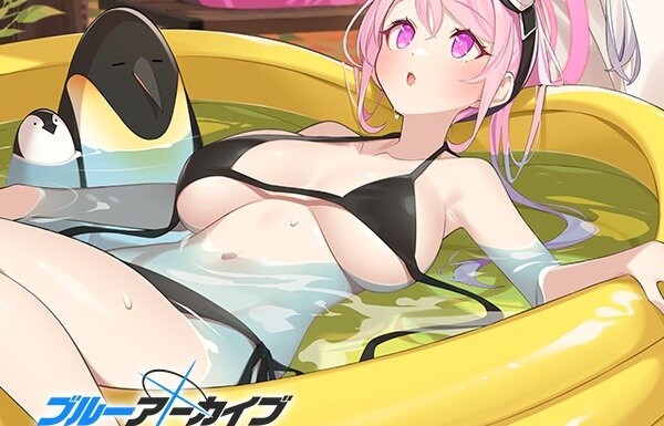 『ブルーアーカイブ』4周年お祝いイラストで女の子たちのえっちなムチムチ水着姿など！