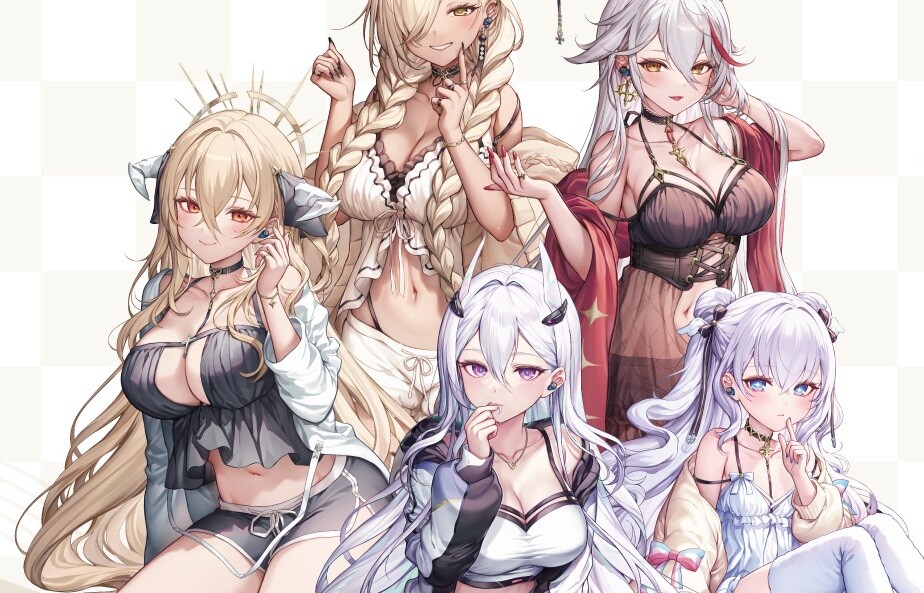 『アズールレーン』コラボイヤホン​でえっちすぎる女の子のムチムチ部屋着姿のエロイラスト